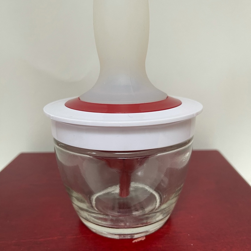 Silicone and glass basting brush set